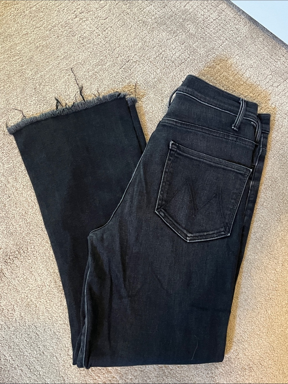 MOTHER The Hustler Ankle Fray Jeans